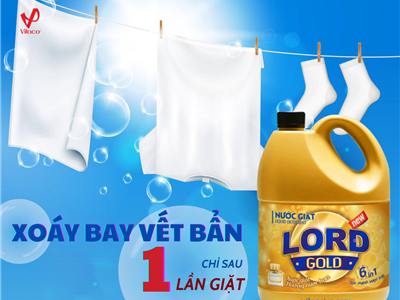 Nước giặt Lord Gold hương nước hoa - Sạch an toàn thơm mềm mại