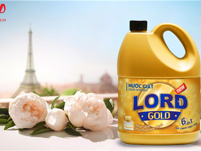 Nước giặt xả Lord Gold hương nước hoa - Lưu hương dài lâu, yêu thương đậm sâu