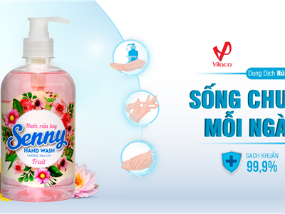 Rửa Tay Với Senny Trái Cây Mỗi Ngày, Tay Bé Sạch Thơm, Phòng Dịch Hiệu Quả