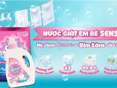 Sense Baby – Dịu Êm Chuẩn Mẹ Chọn, An Toàn Tuyệt Đối Cho Bé