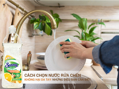 Nước Rửa Chén Senny Gừng & Cam – Sức Mạnh Tự Nhiên, Dịu Nhẹ Đôi Tay