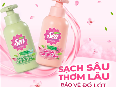 Cô Bé Sạch Thoáng – Tự Tin Vi Vu Cùng Nước Giặt Đồ Lót SEN