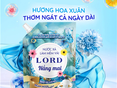Thơm Mát Như Nắng Mai – Chạm Đến Từng Sợi Vải - Nước xả vải Lord Nắng Mai