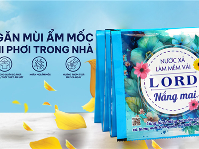 Nước Xả Vải LORD Nắng Mai – Mềm Mại, Thơm Lâu, Bừng Sáng Mỗi Ngày