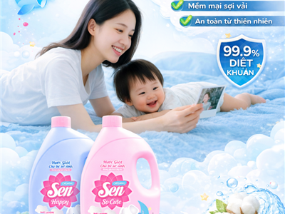 Nước Giặt Sen Cho Trẻ Sơ Sinh – An Toàn Cho Làn Da Nhạy Cảm
