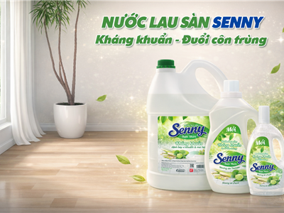 Nước Lau Sàn Senny Hương Sả Chanh – Giải Pháp Làm Sạch Sàn Nhà Thơm Mát, Khử Mùi Hiệu Quả 