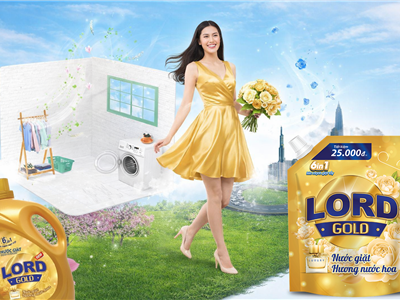 Nước Giặt LORD Gold Hương Nước Hoa – Mê Mẩn Hương Thơm, Mơ Màng Quên Lối