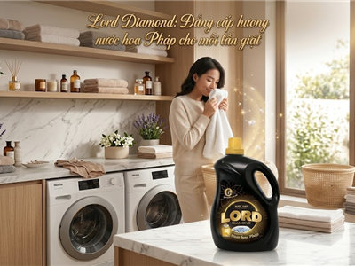 Nước Giặt Lord Diamond Hương Nước Hoa Pháp – Giải Pháp Giặt Giũ Cao Cấp Cho Quần Áo Thơm Lâu 