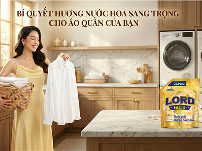 Nước Giặt Lord Gold Hương Nước Hoa – Giải Pháp Giặt Giũ Sạch Thơm Được Nhiều Gia Đình Yêu Thích