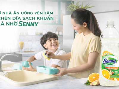 Nước Rửa Chén Senny Gừng & Cam Đậm Đặc – Đánh Bay Dầu Mỡ, Khử Mùi Tan Hôi Hiệu Quả Cho Gian Bếp Hiện Đại