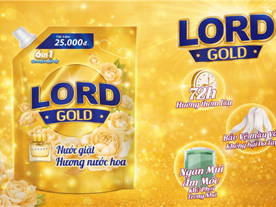 Nước Giặt Lord Gold Hương Nước Hoa – Giải Pháp Giặt Sạch Và Lưu Hương Sang Trọng Cho Gia Đình Hiện Đại