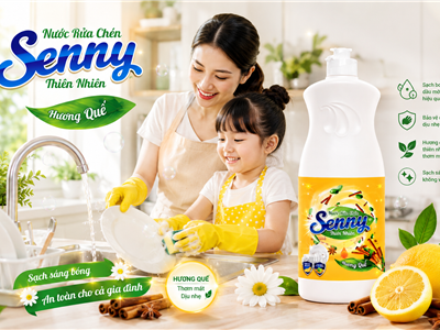 Nước Rửa Chén Senny Hương Quế: Bí Quyết Đánh Bay Dầu Mỡ Và Bảo Vệ Da Tay Chị Em