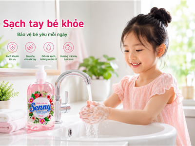 Bí quyết bảo vệ đôi tay ngát hương: Review chi tiết nước rửa tay Senny hương trái cây