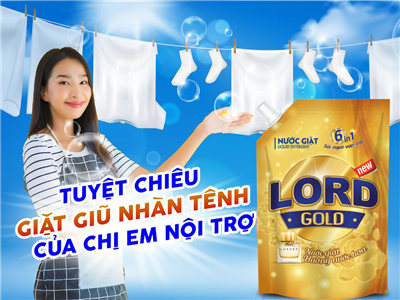 Nước giặt xả Lord Gold 6in1  - Nâng tầm giặt tẩy với công thức ưu việt