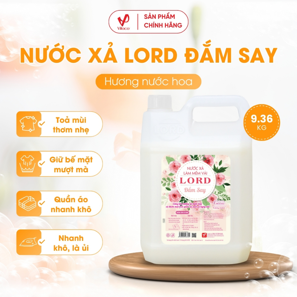 nước xả vải Lord hương đắm say