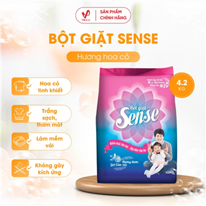 Bột Giặt SENSE Hương Hoa 4.2kg