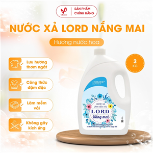 Nước Xả Làm Mềm Vải Lord Hương Nắng Mai 3kg