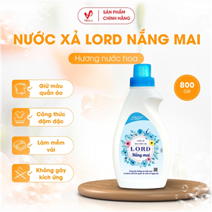 Nước Xả Làm Mềm Vải LORD Hương Nắng Mai 800g