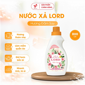 Nước Xả Làm Mềm Vải LORD Hương Đắm Say 800g