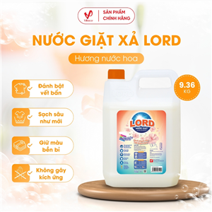 Nước Giặt LORD Công Thức Mới Hương Nước Hoa 9.36Kg