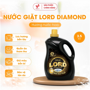 Nước Giặt Xả Vải Lord Diamond Hương Nước Hoa Pháp 3.5kg