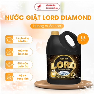 Nước Giặt Xả Vải Lord Diamond Hương Nước Hoa Pháp 3.5kg