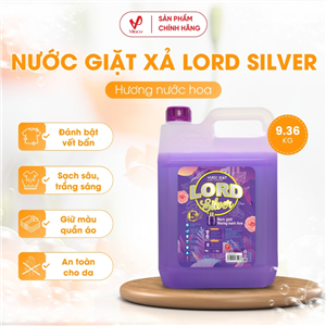 Nước Giặt LORD Silver Hương Nước Hoa 9.36Kg