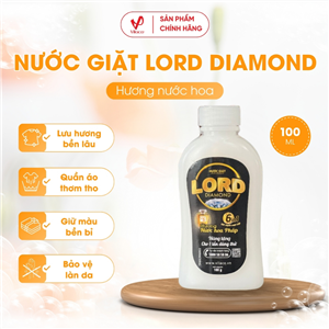 Nước Giặt Xả Vải Lord Diamond Hương Nước Hoa Pháp 100ml