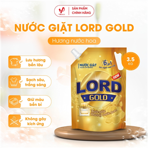 Nước Giặt Xả Vải Lord Gold Hương Nước Hoa Túi 3.5 kg